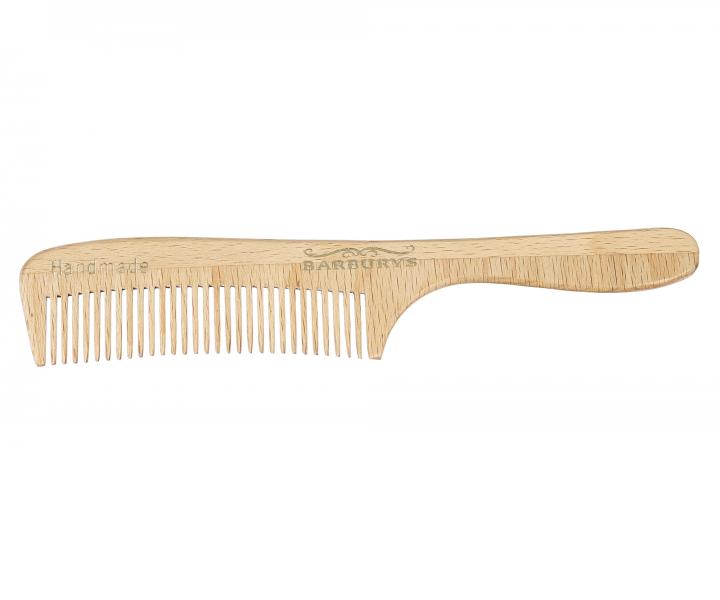 Grzebie z drewna bukowego Sibel Barburys Steamed Beech Wood 05 - 18 x 3,2 cm