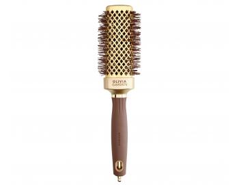 Kwadratowa szczotka do wosw Olivia Garden Expert Blowout Straight Gold & Brown - 40 mm