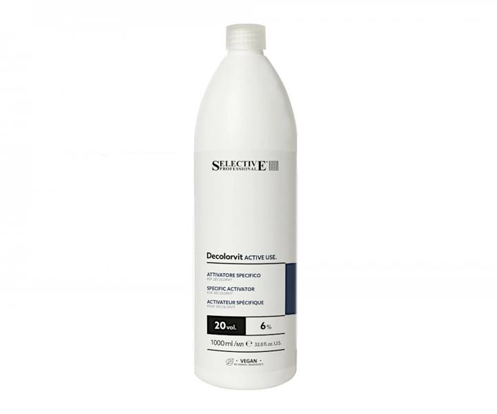 Emulsja utleniajca z fioletowymi pigmentami Selective Professional Decolorvit Active Use 20 VOL. 6% - 1000 ml