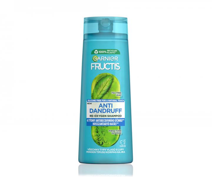 Szampon oczyszczajcy przeciwupieowy do wszystkich rodzajw wosw Garnier Fructis Anti Dandruff Re-Oxygen - 250 ml