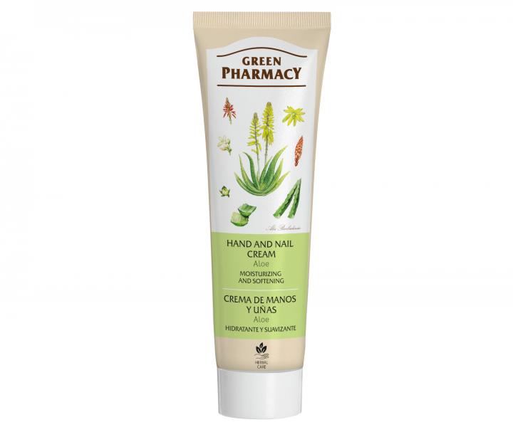 Krem do rk i paznokci z aloesem Green Pharmacy Hand And Nail Cream Aloe - 100 ml