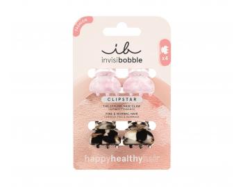 Spinki do wosw klamry Invisibobble Clipstar Petit Four - 4 szt