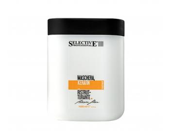 Maska odbudowujca do wosw amliwych i zniszczonych Selective Professional Artistic Flair Maschera Keratin - 1000 ml