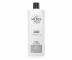 Seria do lekko przerzedzonych wosw naturalnych Nioxin System 1 - szampon - 1000 ml