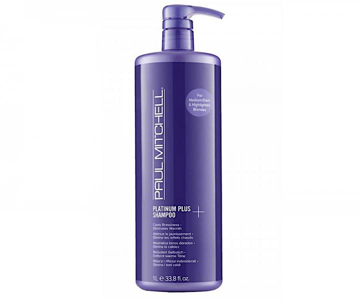 Szampon neutralizujcy te odcienie Paul Mitchell Platinum Plus Shampoo - 1000 ml