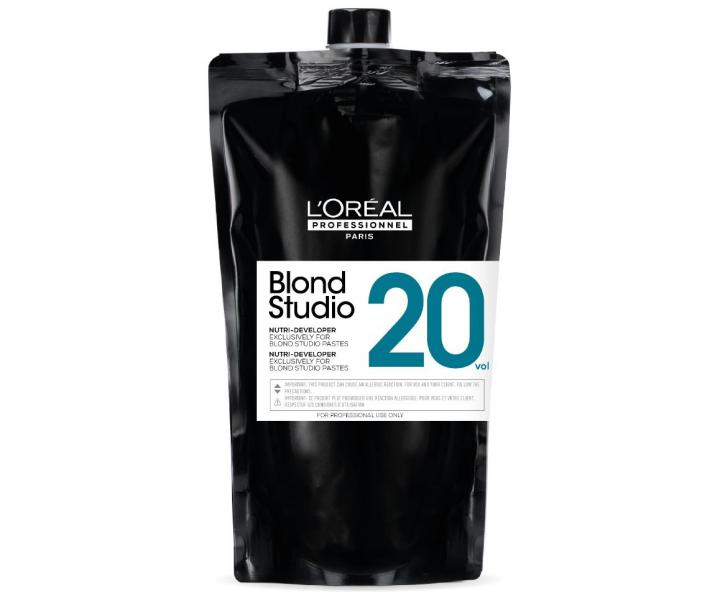 Odywczy oksydant w kremie Loral Blond Studio Platinium 20 vol. 6 % - 1000 ml