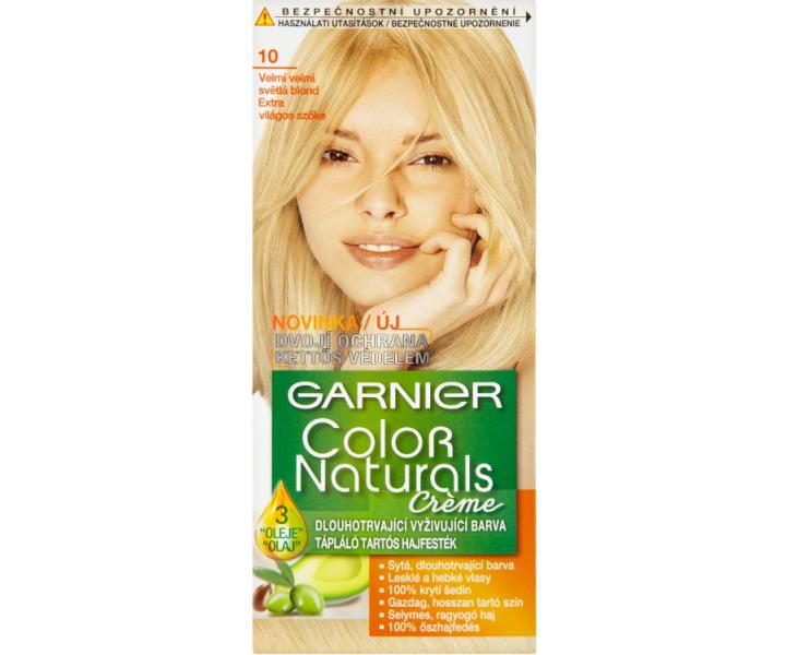 Farba do trwaej koloryzacji Garnier Color Naturals 10 bardzo bardzo jasny blond