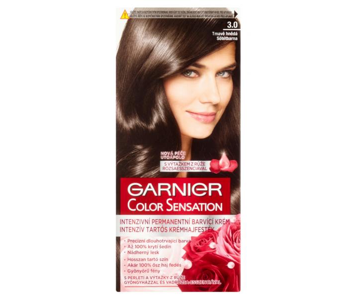 Farba do trwaej koloryzacji Garnier Color Sensation 3.0 ciemny brz