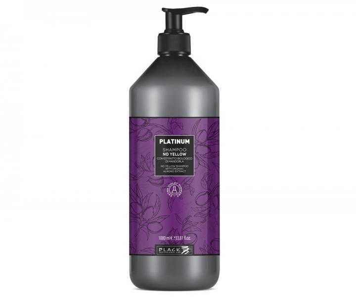 Szampon do wosw blond z pasemkami Black Platinum No Yellow - 1000 ml