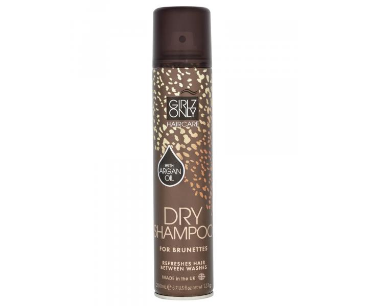 Suchy szampon do wosw brzowych i ciemno-brzowych Girlz Only for Brunettes - 200 ml