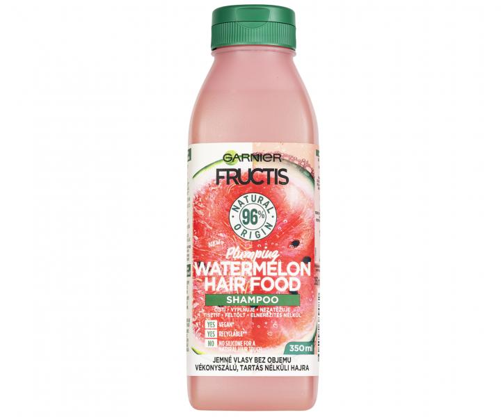 Szampon do wosw cienkich bez objtoci Garnier Fructis Watermelon Hair Food - 350 ml