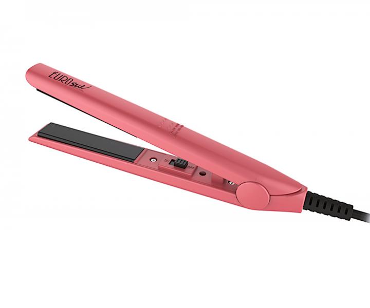 Profesjonalna mini prostownica do wosw Eurostil Profesional Mini Straightener - rowa