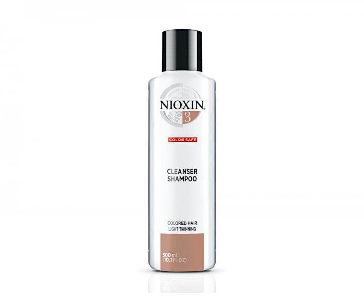 Szampon do lekko przerzedzonych wosw farbowanych Nioxin System 3 Cleanser Shampoo - 300 ml