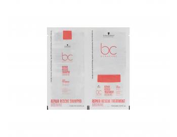 Seria do pielgnacji wosw zniszczonych Schwarzkopf Professional BC Bonacure Repair Rescue - szampon i kuracja - 2 x 12 ml