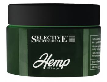 Maska do wosw suchych i amliwych Selective Professional Hemp Intensive Hydrating Treatment - 500 ml