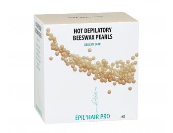 Wosk do depilacji Sibel Beeswax Pearls - 1000 g - do skry delikatnej - jasnoty