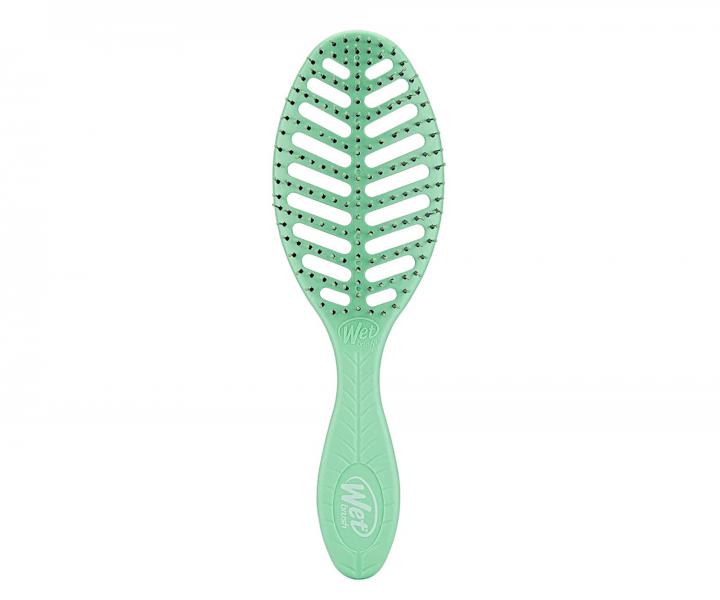 Szczotka do rozczesywania wosw z materiau organicznego Wet Brush Speed Dry Go Green - zielona