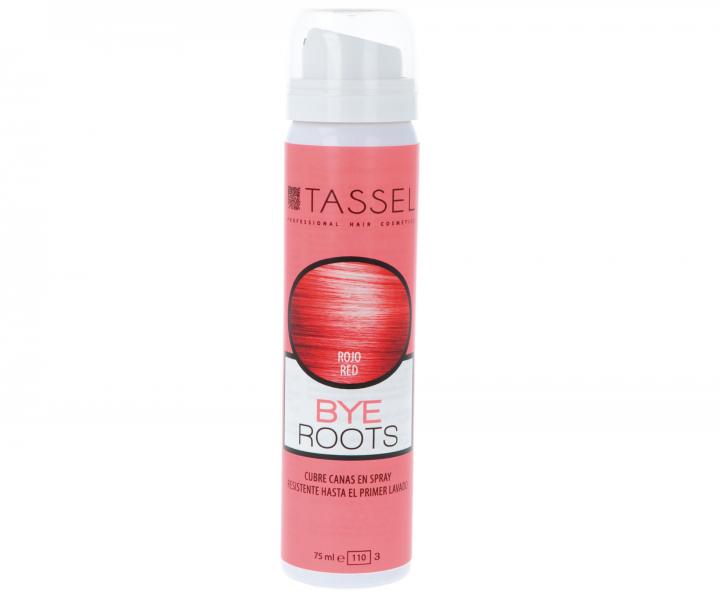 Spray maskujcy odrosty Tassel Cosmetics Bye Roots - 75 ml - czerwony