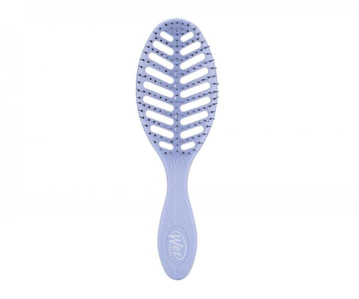 Szczotka do rozczesywania wosw z materiau organicznego Wet Brush Speed Dry Go Green - fioletowa