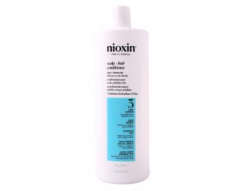 Odywka do lekko przerzedzonych wosw farbowanych Nioxin System 3 Scalp + Hair Conditioner - 1000 ml