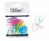 Gumki do wosw Eurostil Profesional TPU Hair Elastics For Hairstyles - 50 szt - mix kolorw - mix kolorw