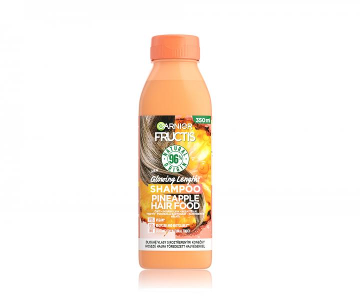 Szampon rozwietlajcy do wosw dugich Garnier Fructis Shampoo Pineapple Hair Food - 350 ml