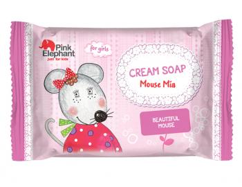 Seria produktw dla dziewczynek Pink Elephant - mydo w kostce