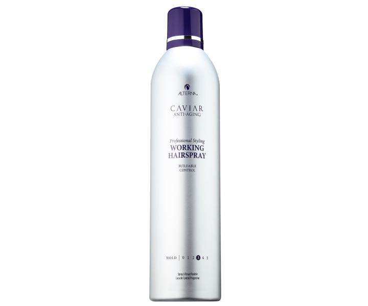 Lakier do wosw o elastycznym utrwaleniu Alterna Caviar Working Hairspray - 211 g