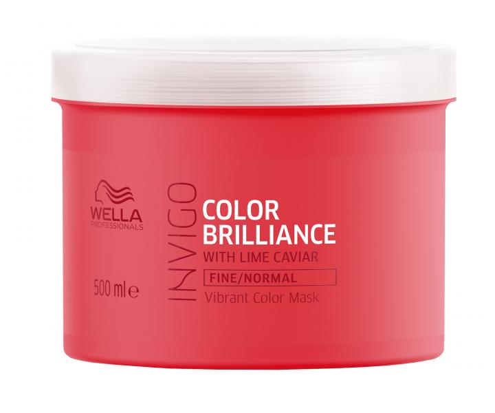 Maska do wosw farbowanych cienkich i normalnych Wella Invigo Color Brilliance Fine/Normal - 500 ml