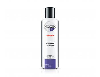 Szampon do przerzedzonych wosw po zabiegach chemicznych Nioxin System 6 Cleanser Shampoo - 300 ml