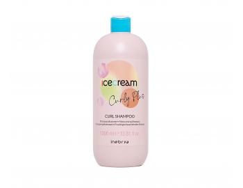 Seria do wosw krconych i falowanych Inebrya Ice Cream Curly Plus - szampon - 1000 ml