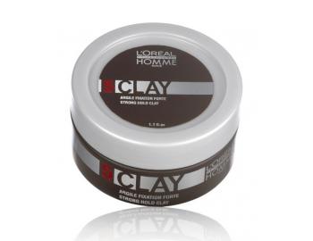 Glinka matujca mocno utrwalajca do stylizacji wosw Loral Homme Clay - 50 ml