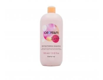 Szampon z keratyn do wosw zniszczonych Inebrya Ice Cream Keratin Restructuring Shampoo - 1000 ml