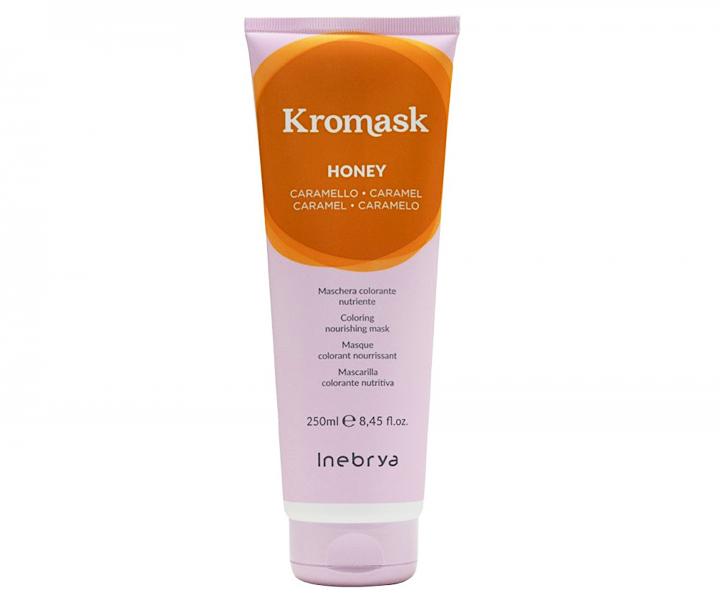 Koloryzujca maska odywcza Inebrya Kromask Honey - 250 ml - karmelowa