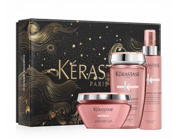 Seria do wosw farbowanych Krastase Chroma Absolu - zestaw upominkowy - szampon odywczy + maska + serum termoochronne