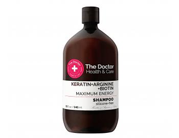 Szampon do wosw maksymalna energia The Doctor Keratin+Arginine+Biotin - 946 ml