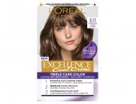 Farba do trwaej koloryzacji wosw Loral Excellence Cool Creme 6.11 ultrapopielaty ciemny blond