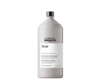 Seria produktw do neutralizacji wosw siwych i biaych LOral Professionnel Serie Expert Silver - szampon - 1500 ml