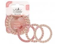 Zestaw ozdobnych gumek do wosw Invisibobble Twistar Blush Braids - 3 szt.