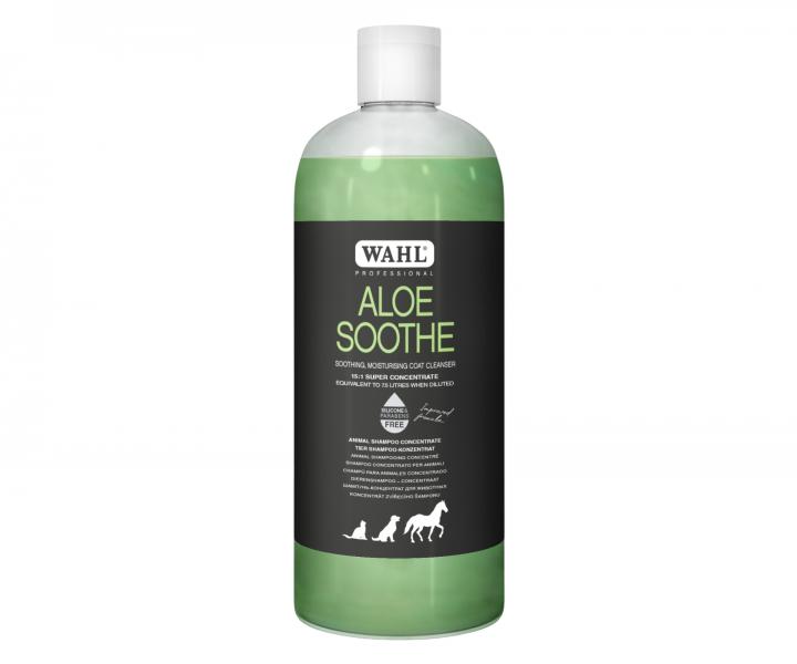 Szampon agodzcy do gstej i skotunionej sierci Wahl Aloe Soothe - 500 ml - koncentrat