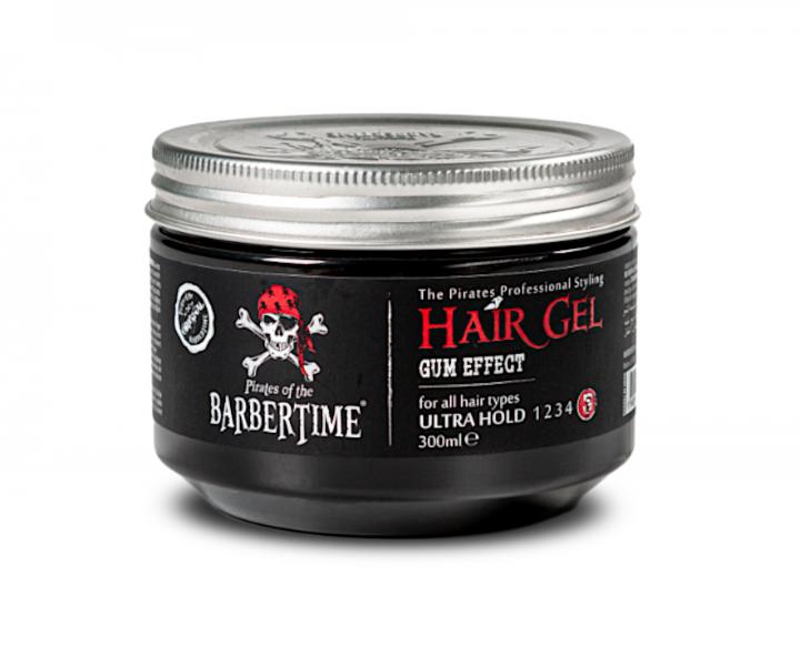 el do wosw z efektem gumy maksymalnie utrwalajcy Barbertime Hair Gel Gum Effect - 300 ml