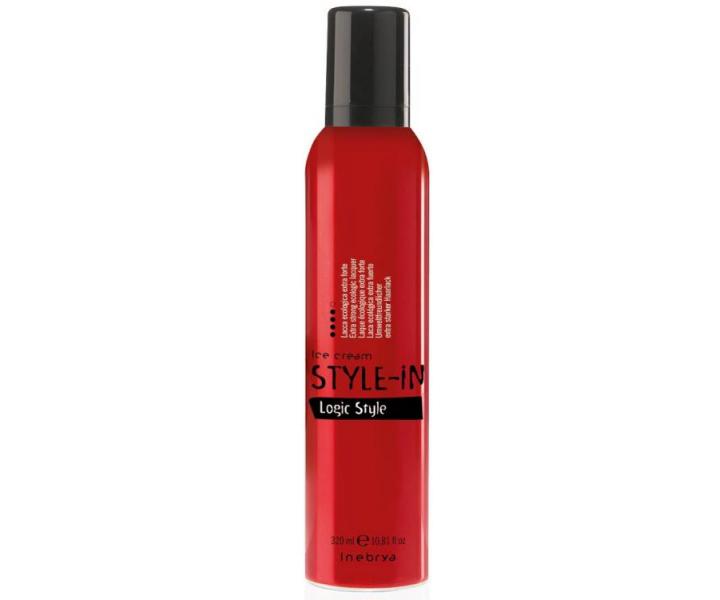 Lakier do wosw ekstra mocno utrwalajcy Inebrya Logic Style - 320 ml