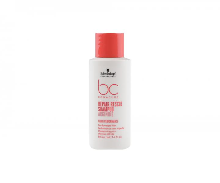 Szampon do wosw zniszczonych Schwarzkopf Professional BC Bonacure Repair Rescue Shampoo - 50 ml