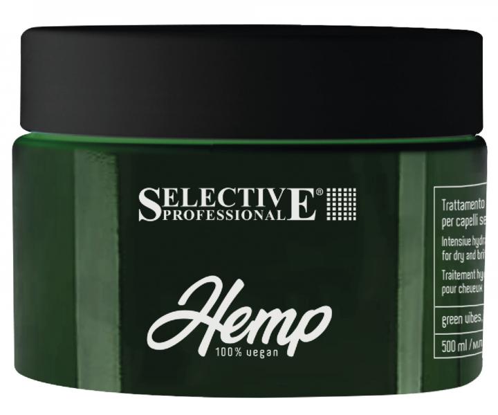 Regenerujca maska elowa Selective Professional Hemp Conditioning Jelly Treatment - 500 ml