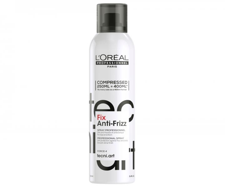 Spray utrwalajcy zapobiegajcy puszeniu si wosw Loral Tecni. Art Fix Anti-Frizz - 250 ml