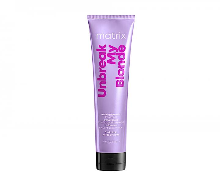 Kuracja wzmacniajca bez spukiwania do wosw rozjanianych Matrix Unbreak My Blonde - 150 ml