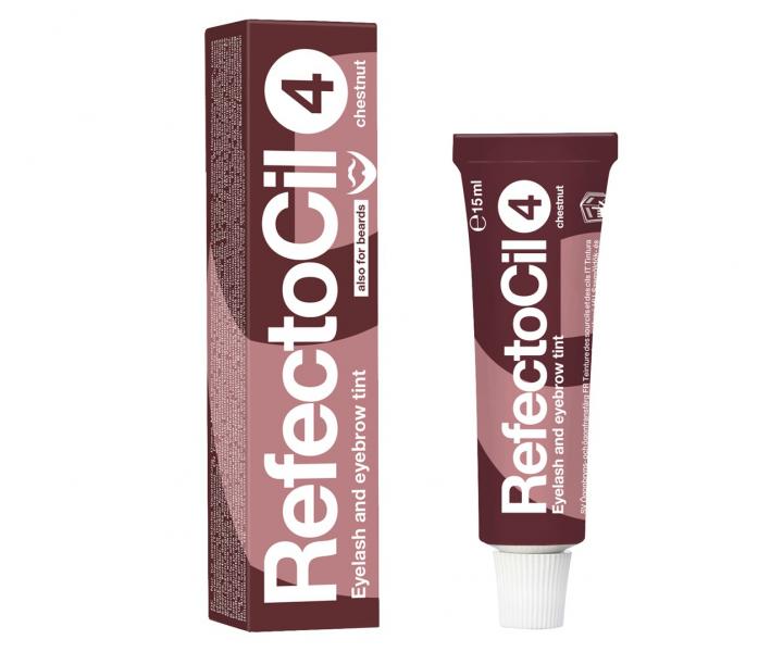 Henna do brwi i rzs RefectoCil 15 ml - 4 - kasztanowa