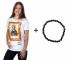 T-shirt Crazy Scissors Mona Lisa - biay - M + bransoletka