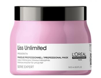 Seria wygadzajca do wosw niesfornych LOral Professionnel Serie Expert Liss Unlimited - maska - 500 ml