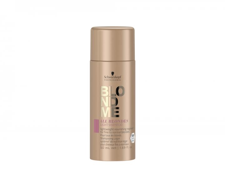 Lekki szampon do wosw blond Schwarzkopf Professional BlondMe All Blondes Light Shampoo - 50 ml